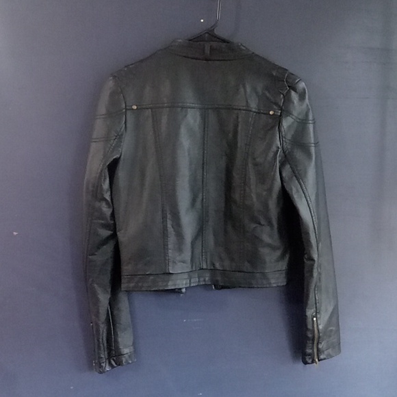 GUC XXI polyester polyurethane viscose black jacket cropped jacket size … - Picture 7 of 8